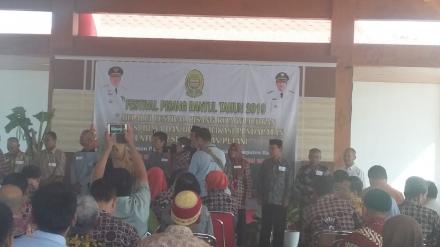 KWT SRIKANDI DESA SRIHARDONO MENGIKUTI LOMBA DALAM ACARA FESTIVAL PISANG BANTUL TH 2019